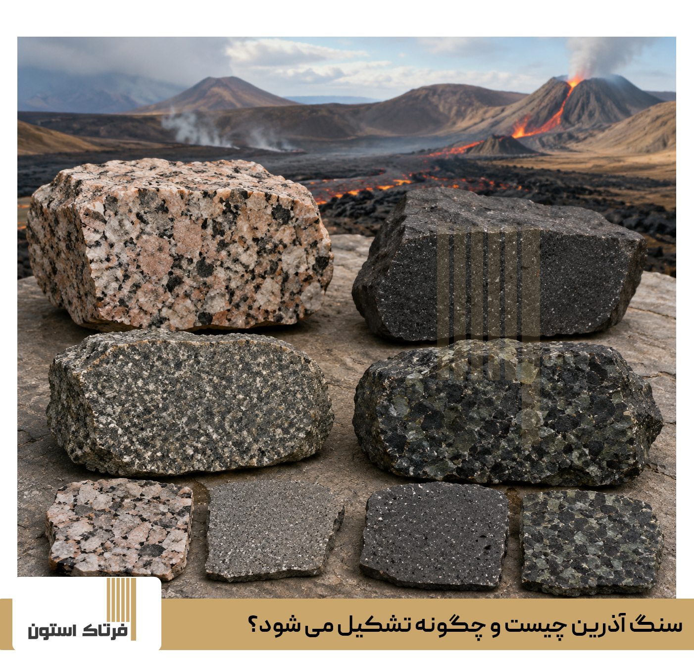سنگ آذرین چیست و چگونه تشکیل می شود؟