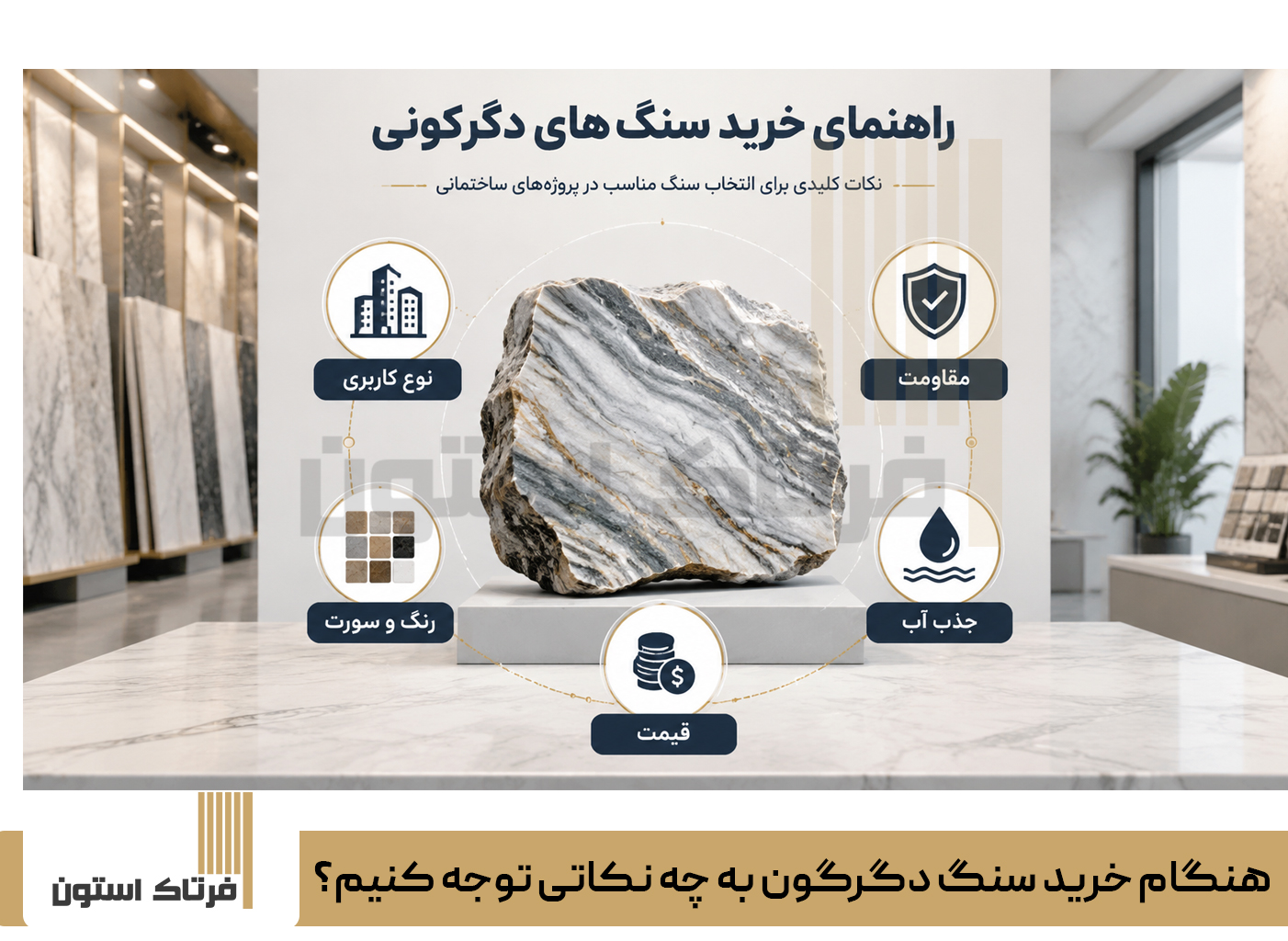 هنگام خرید سنگ دگرگون به چه نکاتی توجه کنیم؟