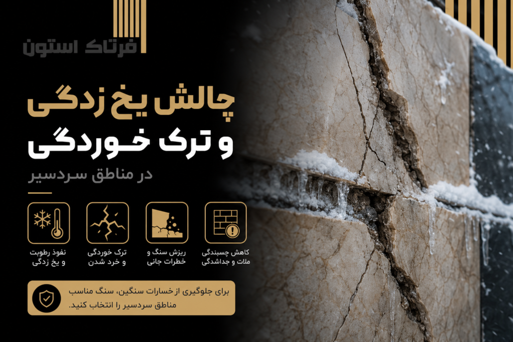 چالش یخ زدگی و ترک خوردگی در مناطق سردسیر